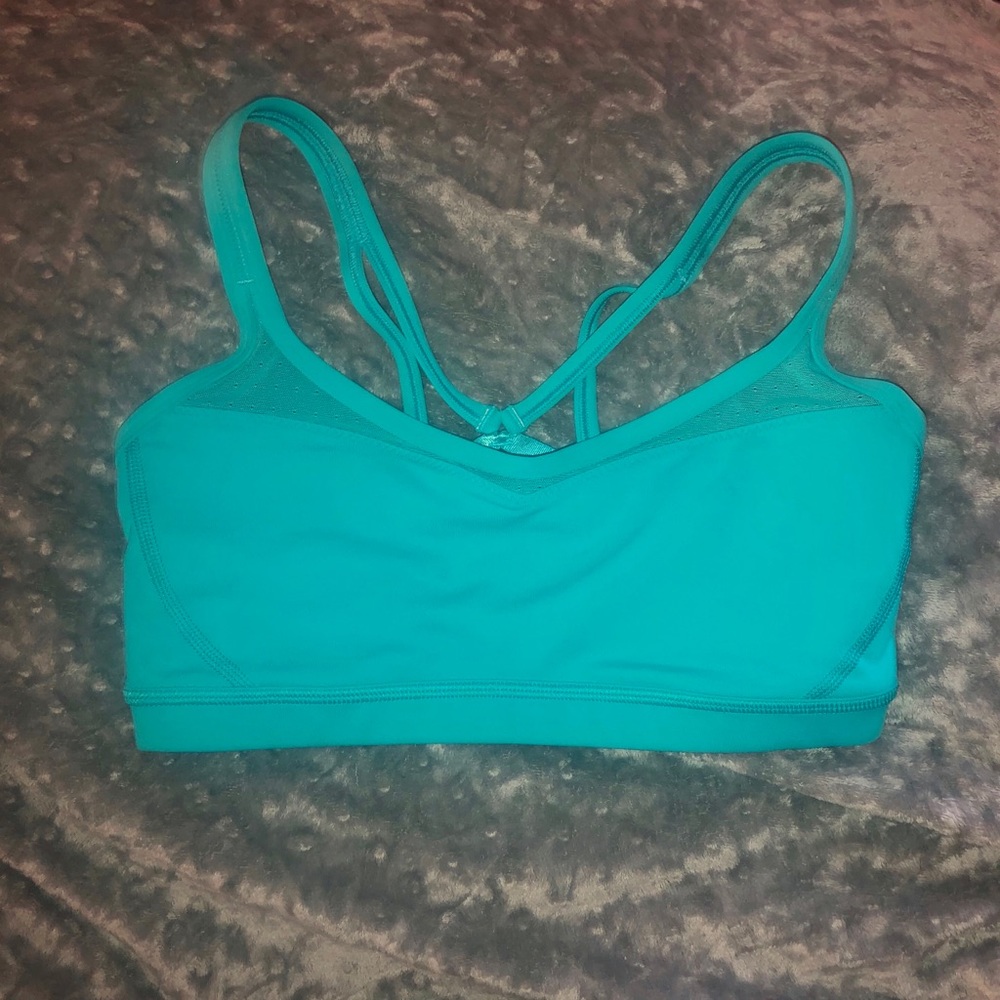 Lululemon teal bra size 6: EUC